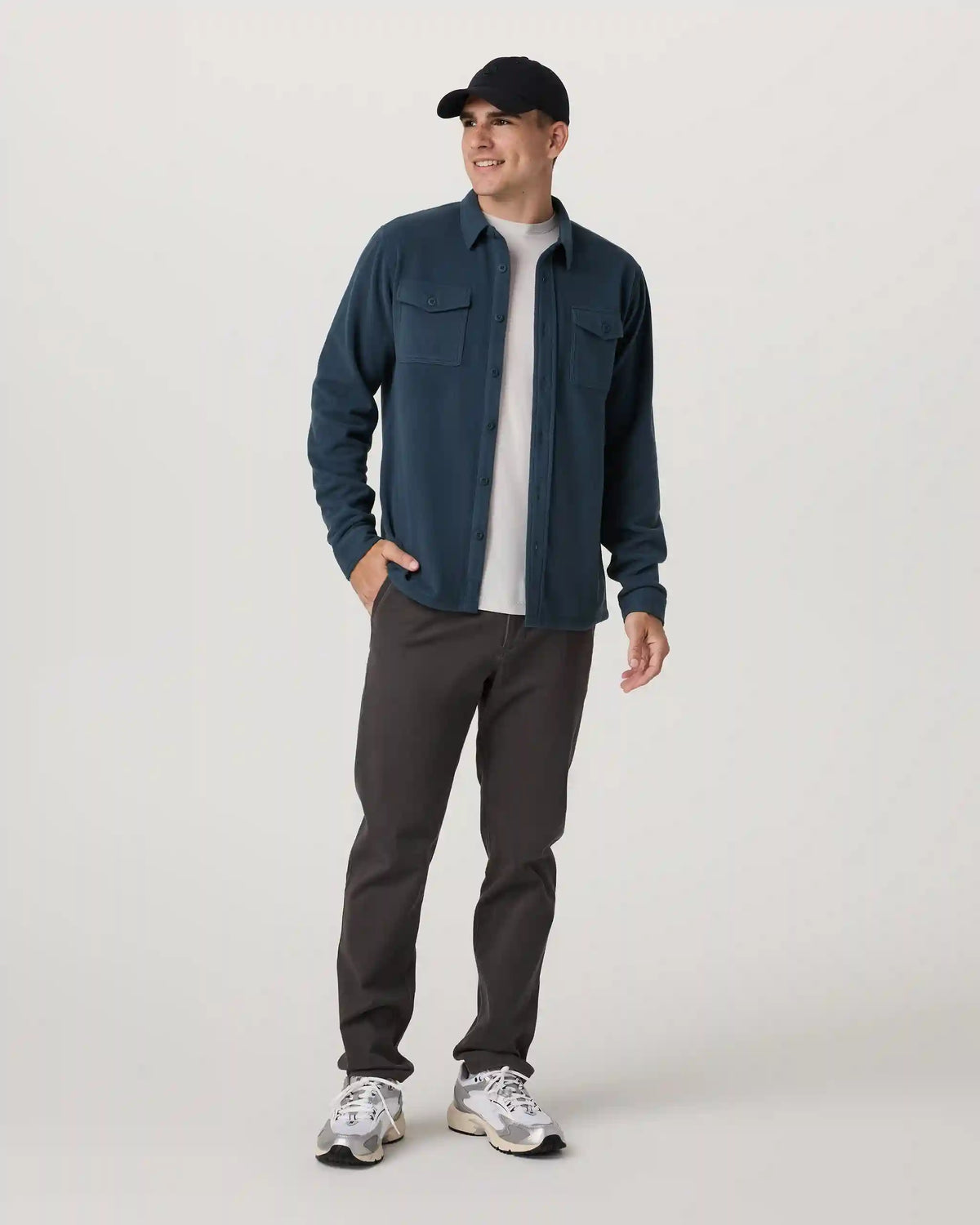 Aspen Shirt Jacket | Ocean Blue