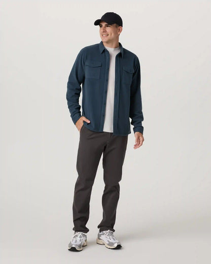 Aspen Shirt Jacket | Ocean Blue
