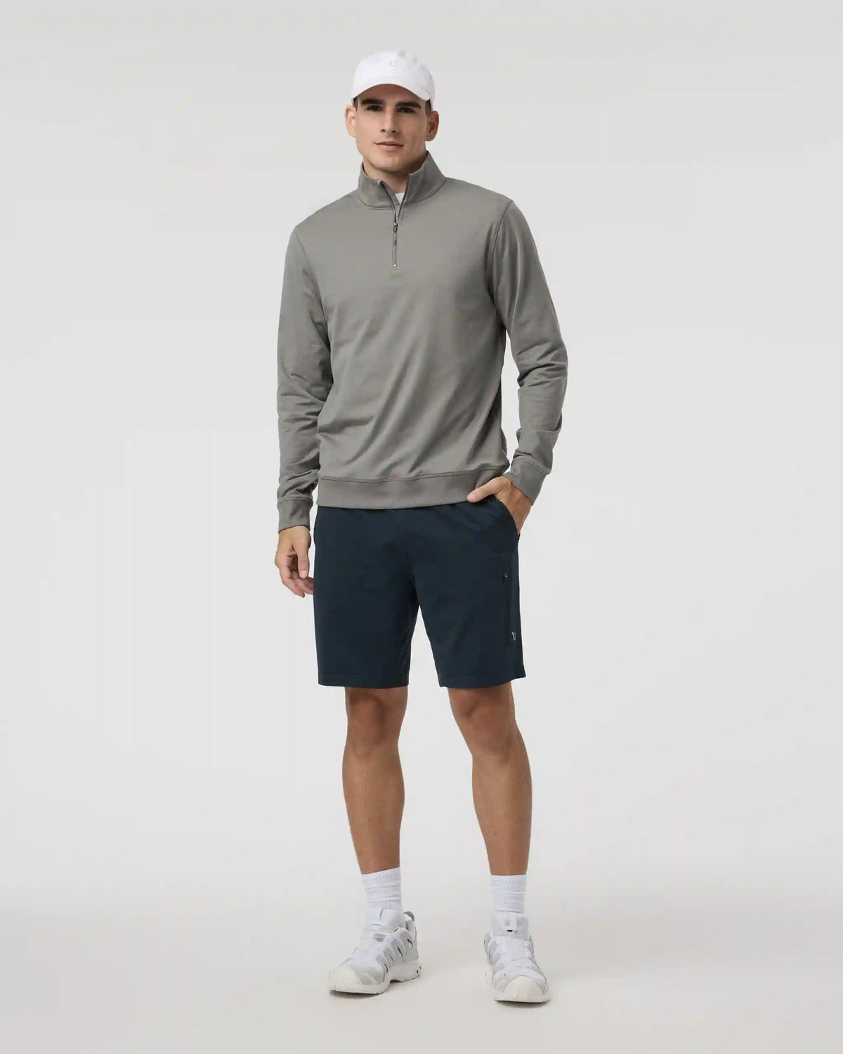Coronado Half Zip | Dolomite Heather