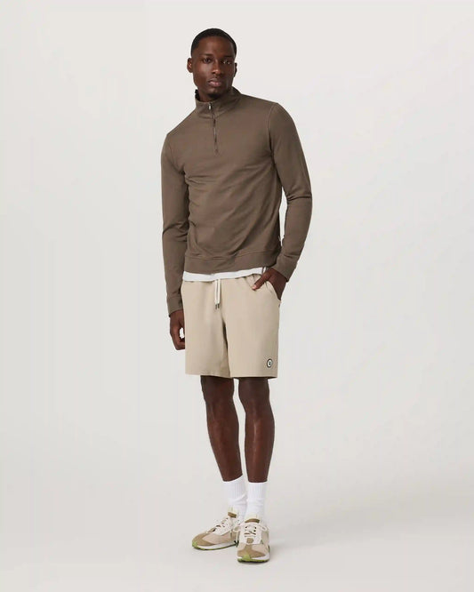 Coronado Half Zip | Espresso Heather