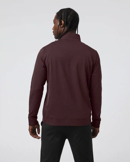 Coronado Half Zip | Mahogany Heather