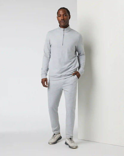 Coronado Half Zip | Light Heather Grey