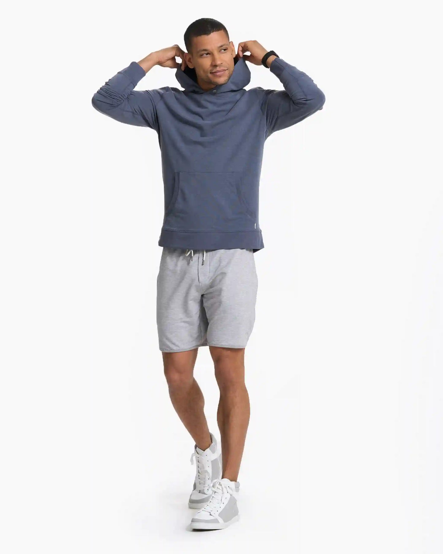 Austin Hoodie | Azure Heather