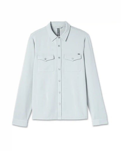 Boulevard Shirt Jacket | Sky Grey