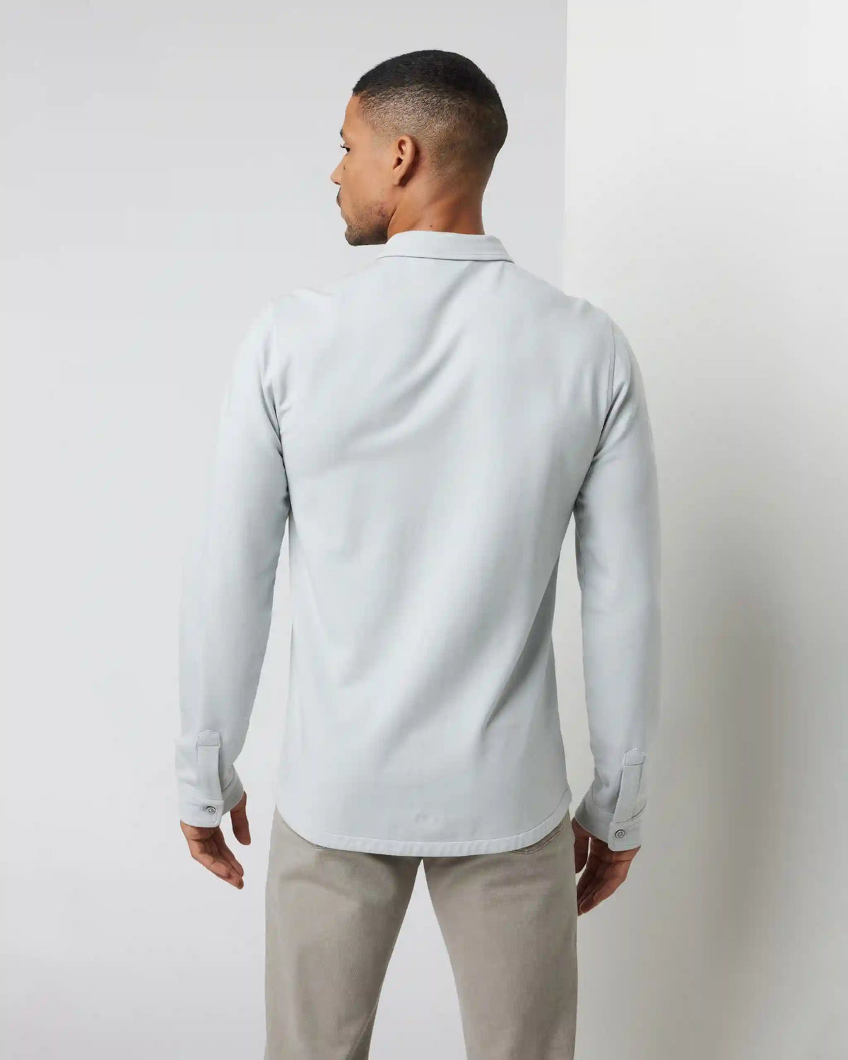 Boulevard Shirt Jacket | Sky Grey