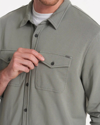 Boulevard Shirt Jacket | Stormy