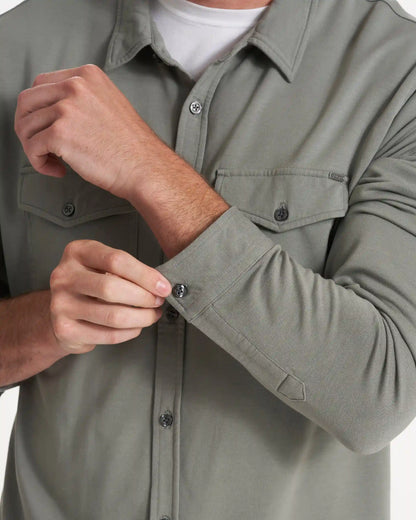 Boulevard Shirt Jacket | Stormy