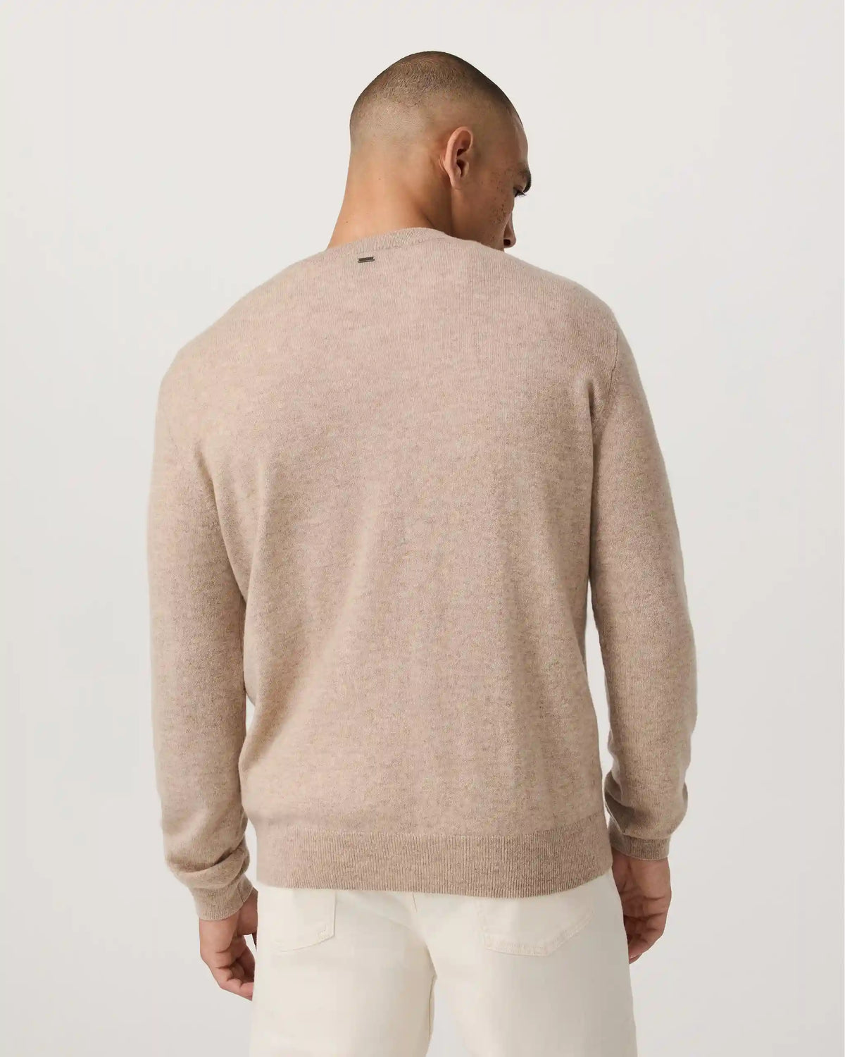 Berik Cashmere Sweater | Oatmeal Heather
