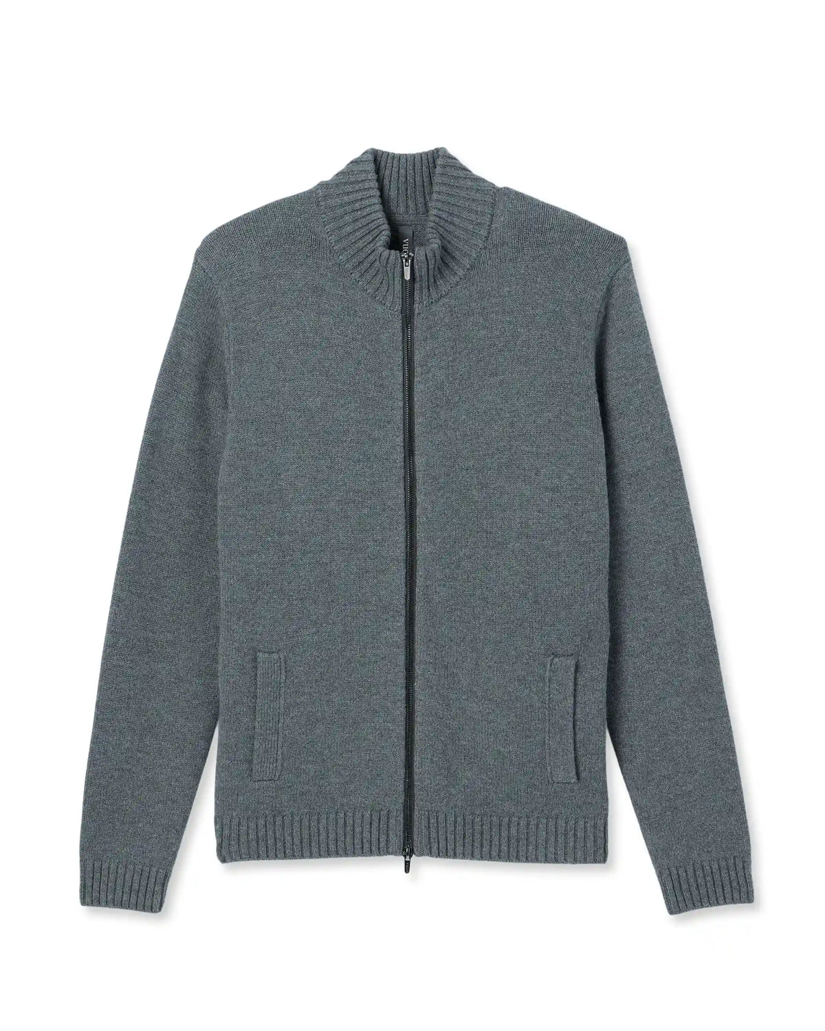 Denver Full Zip Sweater | Charcoal