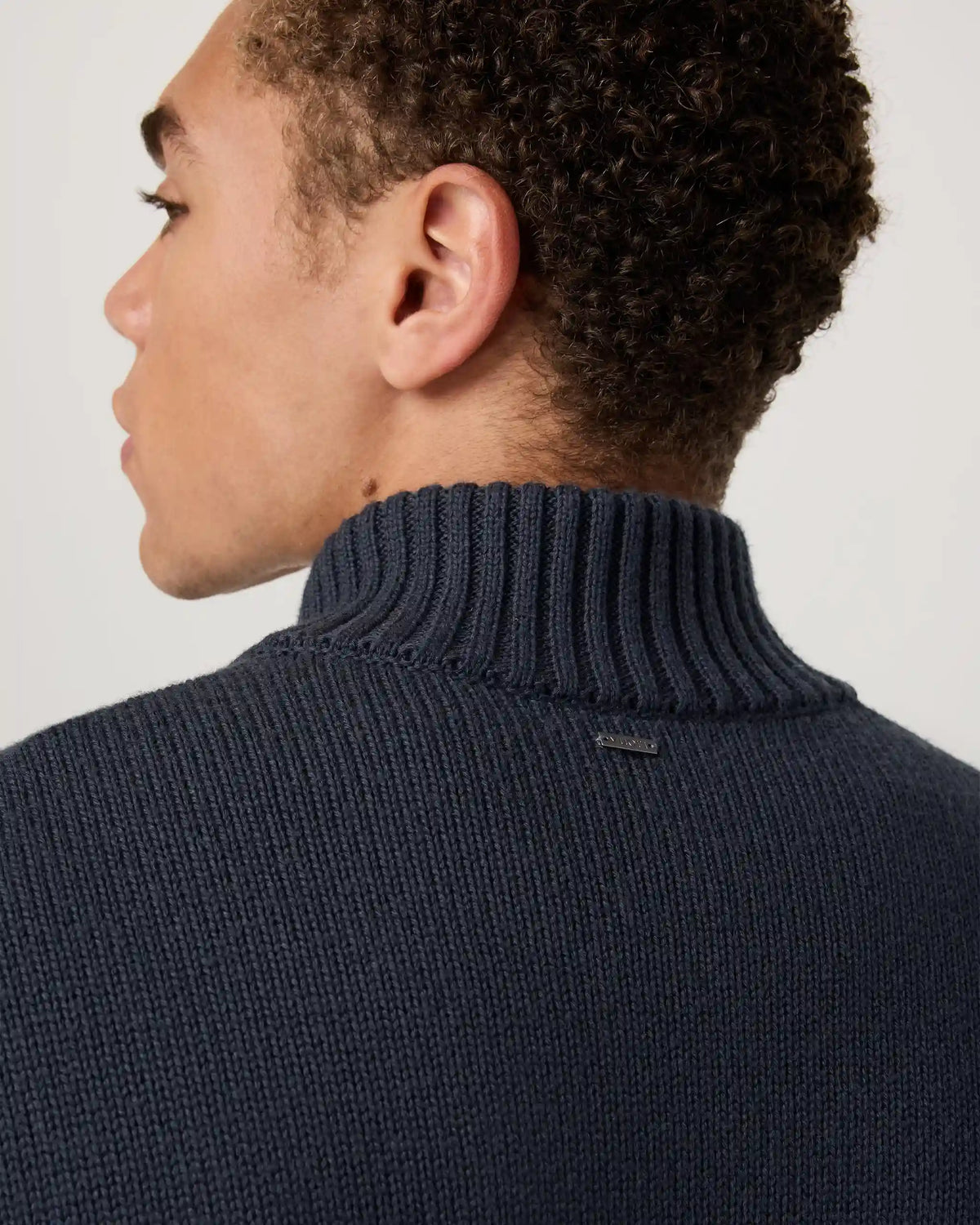 Denver Full Zip Sweater | Navy