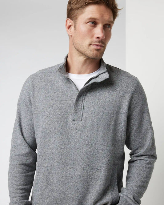 Cypress Quarter Zip | Heather Grey