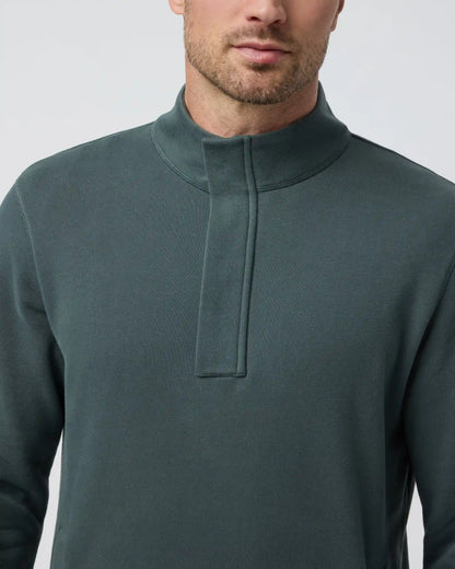 Cypress Quarter Zip | Smoked Beryl