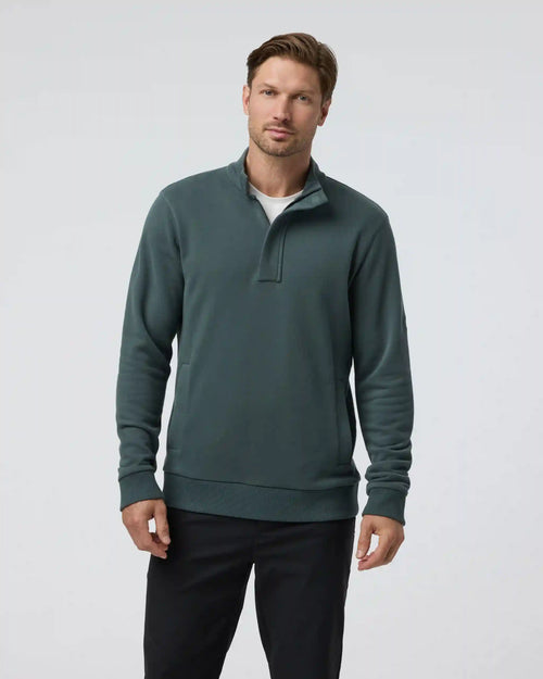 Cypress Quarter Zip | Smoked Beryl