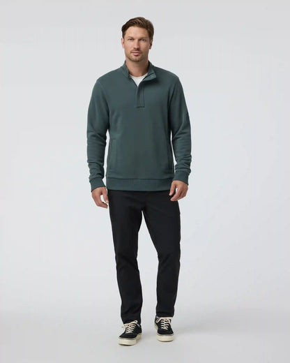Cypress Quarter Zip | Smoked Beryl