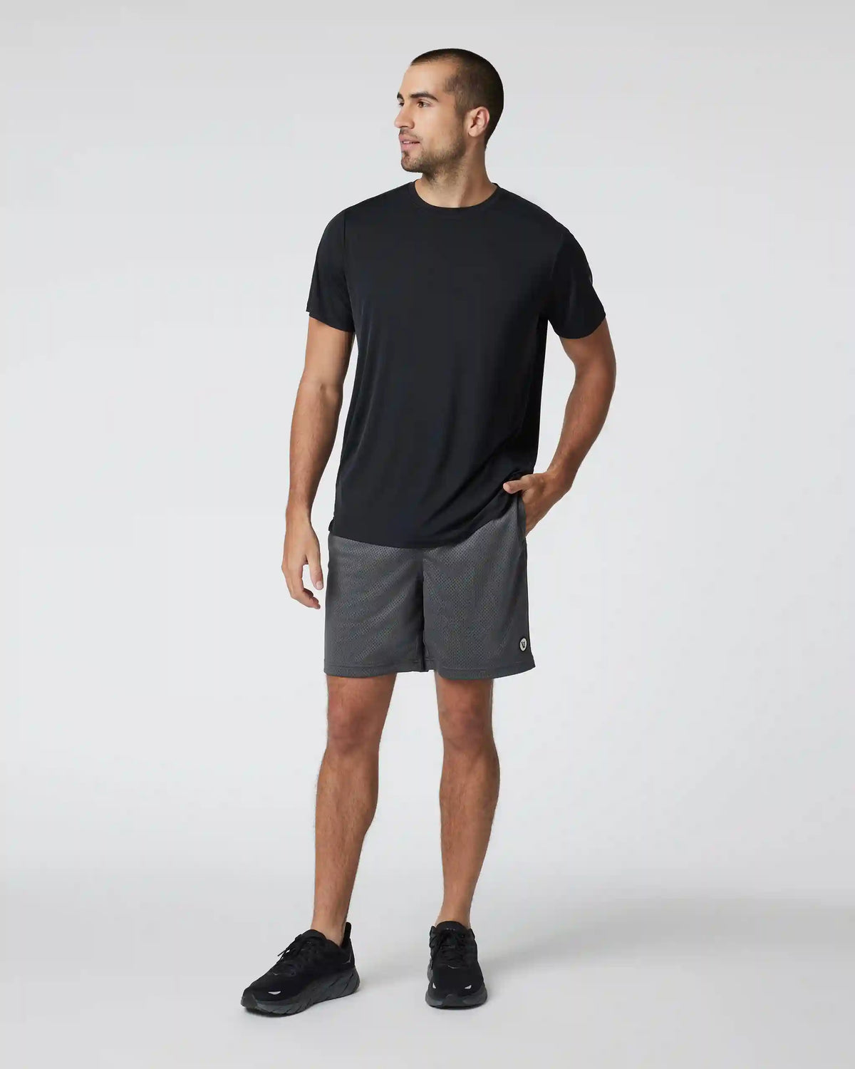 Endline Mesh Short | Dark Pewter