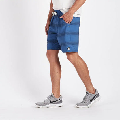 Kore Short Lined 7" | Sea Charcoal Stripe