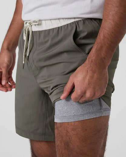 Kore Short Lined 7" | Warm Grey