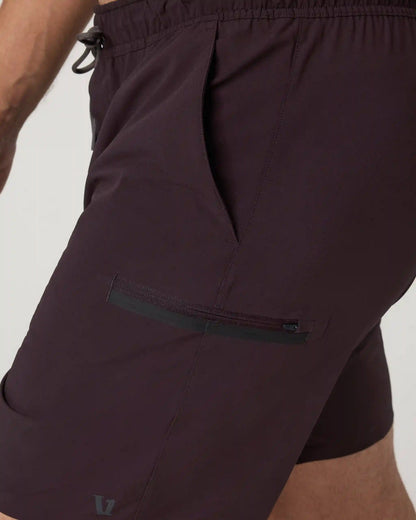 Grafton Short Lined 7" | Raisin