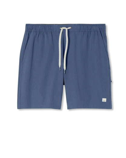 Banks Session Short Unlined 7" | Azure Linen Texture