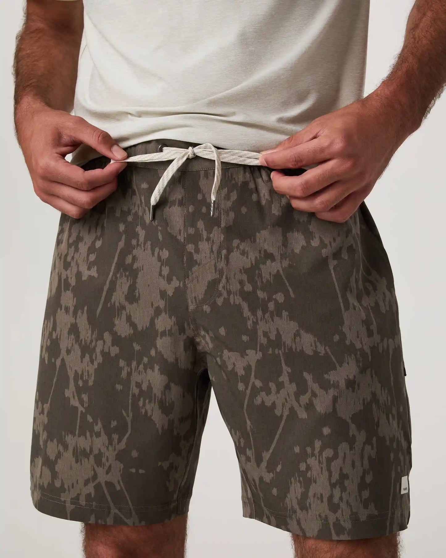 Banks Session Short Unlined 7" | Root Earth Linen Texture