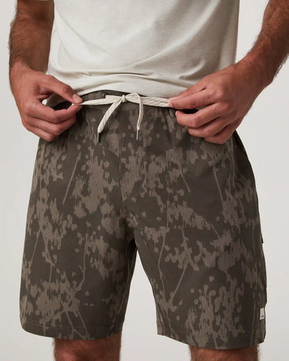 Banks Session Short Unlined 7" | Root Earth Linen Texture
