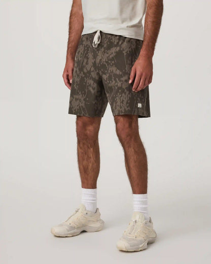Banks Session Short Unlined 7" | Root Earth Linen Texture