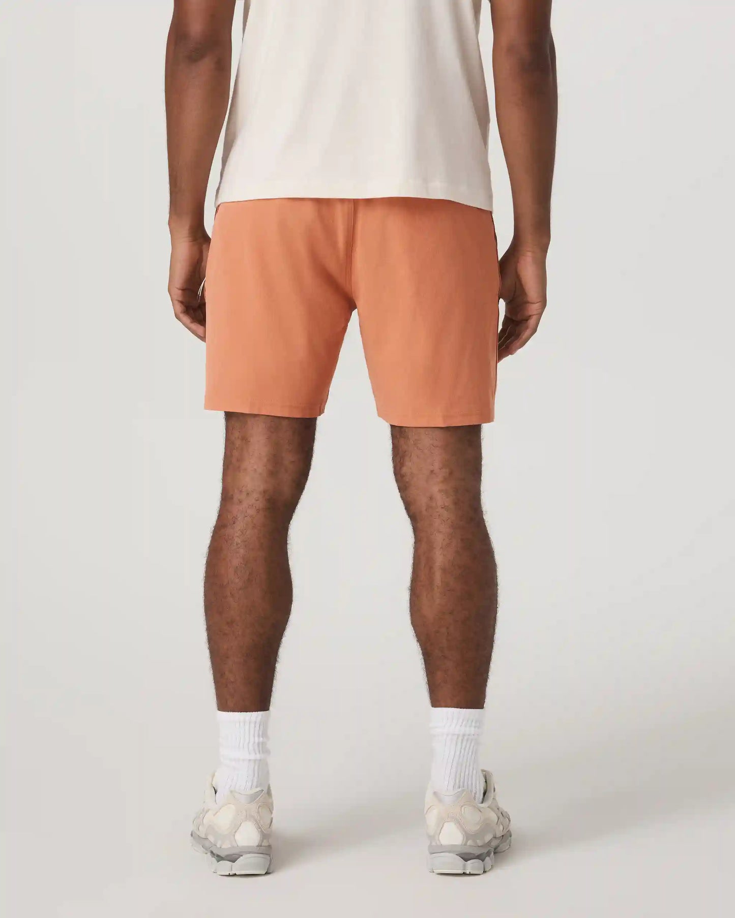 Banks Session Short Unlined 7" | Washed Brick Linen Texture