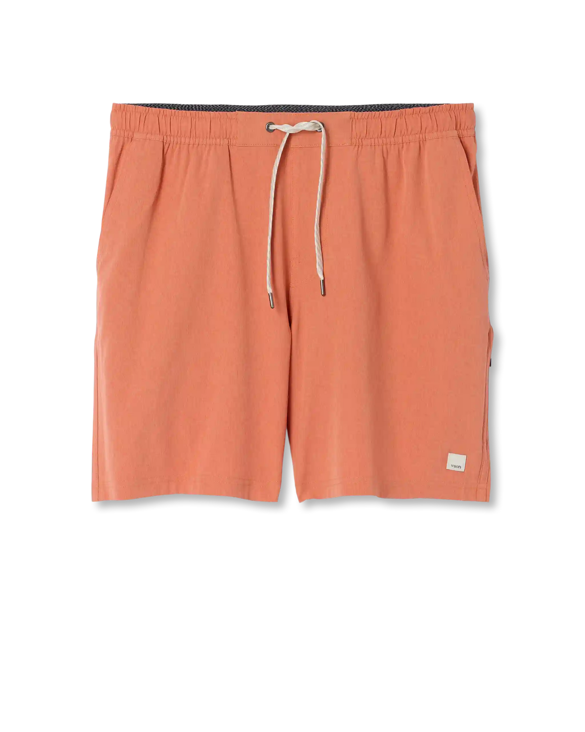 Banks Session Short Unlined 7" | Washed Brick Linen Texture