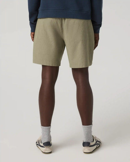 Aim Elastic Waist Short 7" | Artichoke Linen Texture