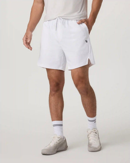 Crosscourt Short Unlined 7" | White