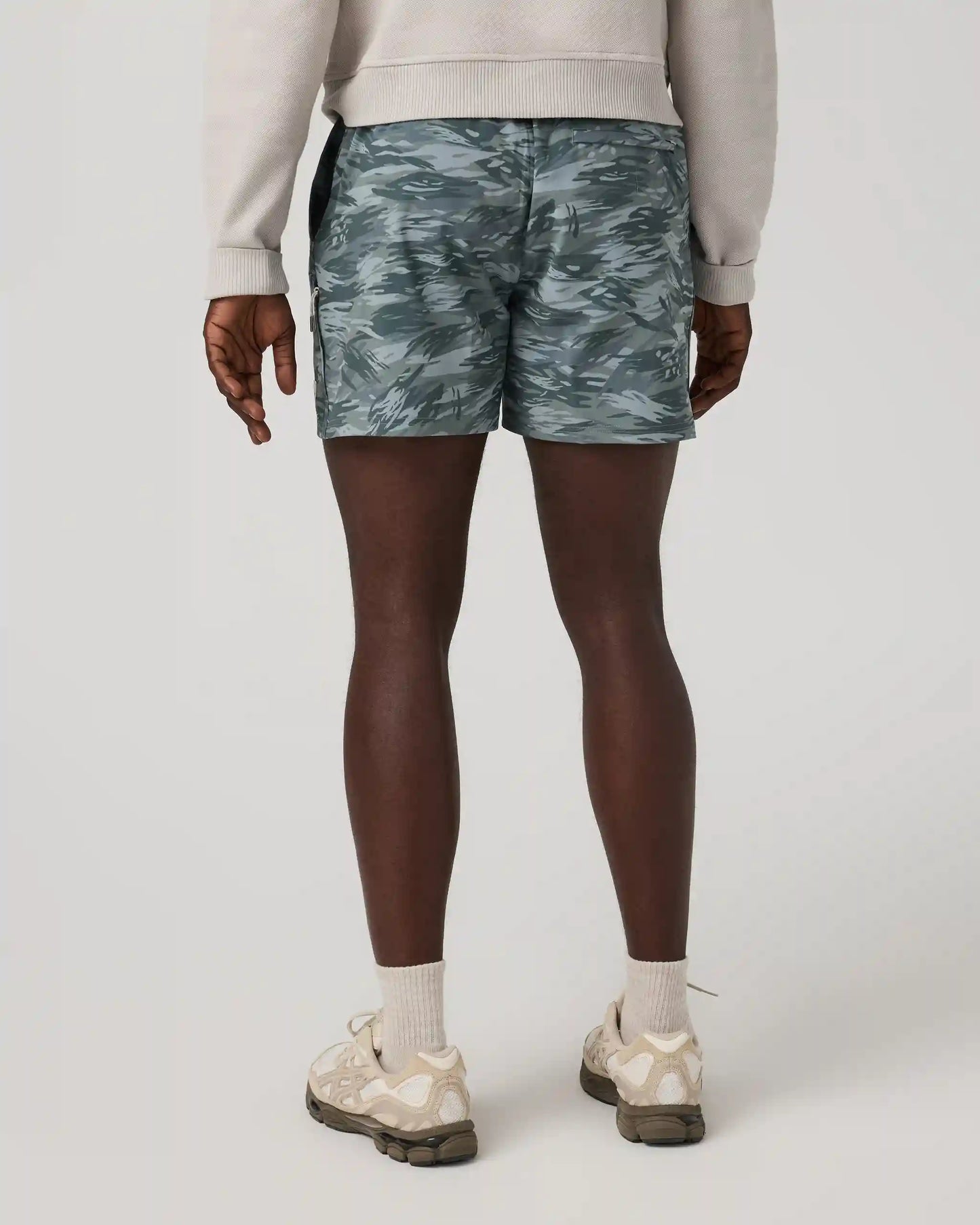Banks Session Short Unlined 5" | Misty Blue Riptide Camo
