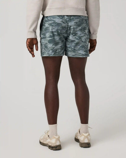 Banks Session Short Unlined 5" | Misty Blue Riptide Camo