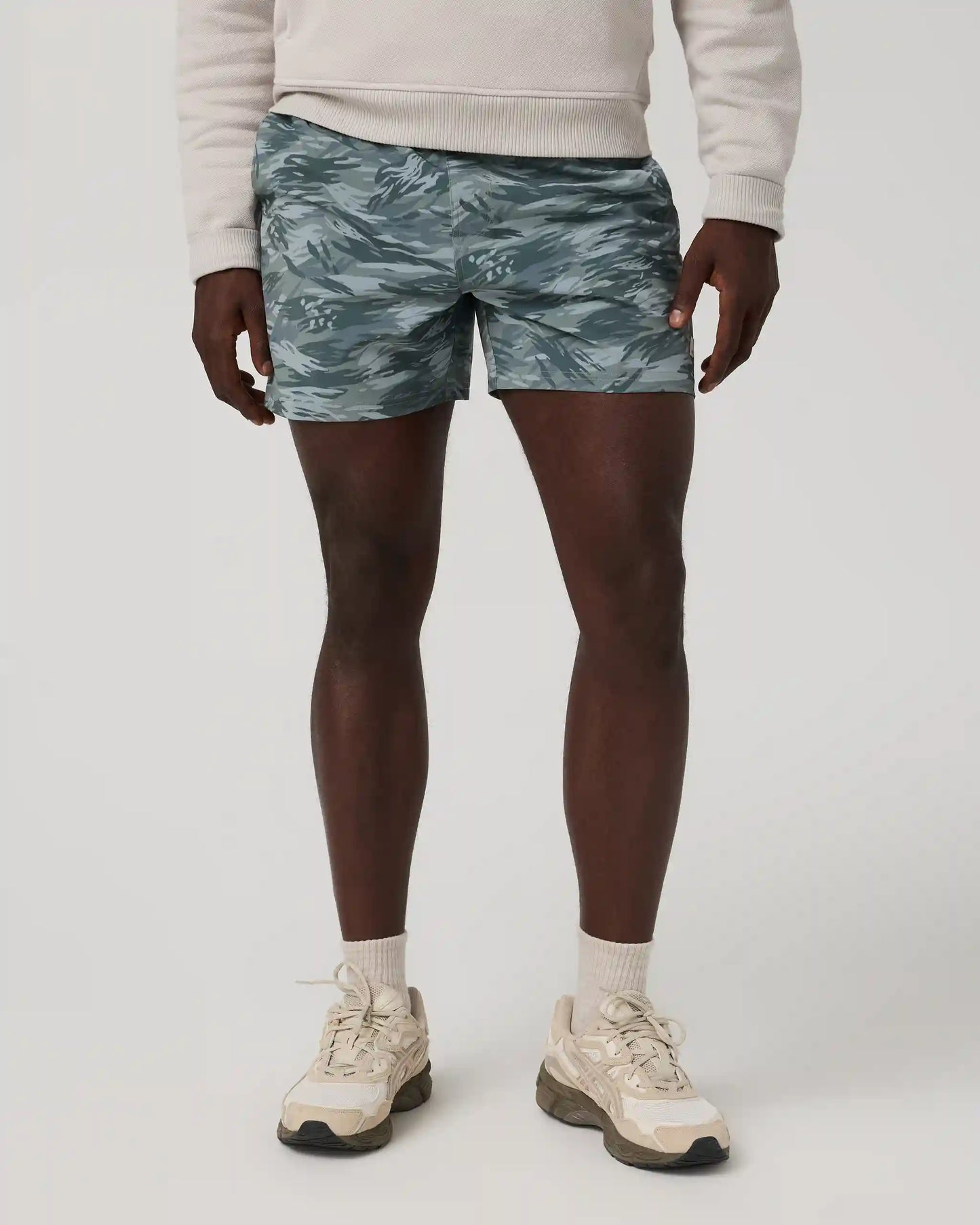 Banks Session Short Unlined 5" | Misty Blue Riptide Camo