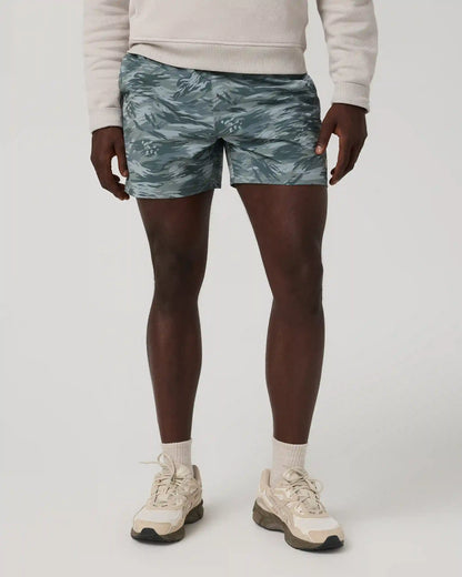 Banks Session Short Unlined 5" | Misty Blue Riptide Camo