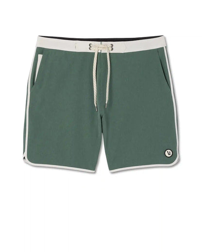 Cruise Boardshort 7" | Agate Green Linen Texture