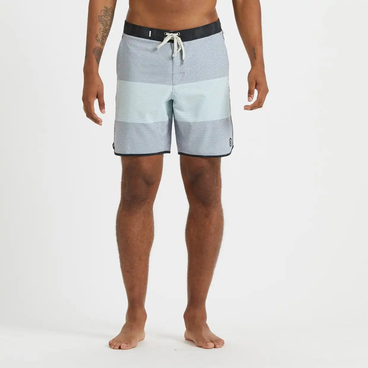 Cruise Boardshort | Grey Sea Glass Wave Stripe