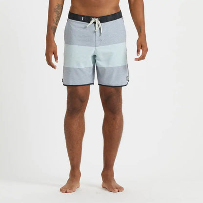 Cruise Boardshort | Grey Sea Glass Wave Stripe