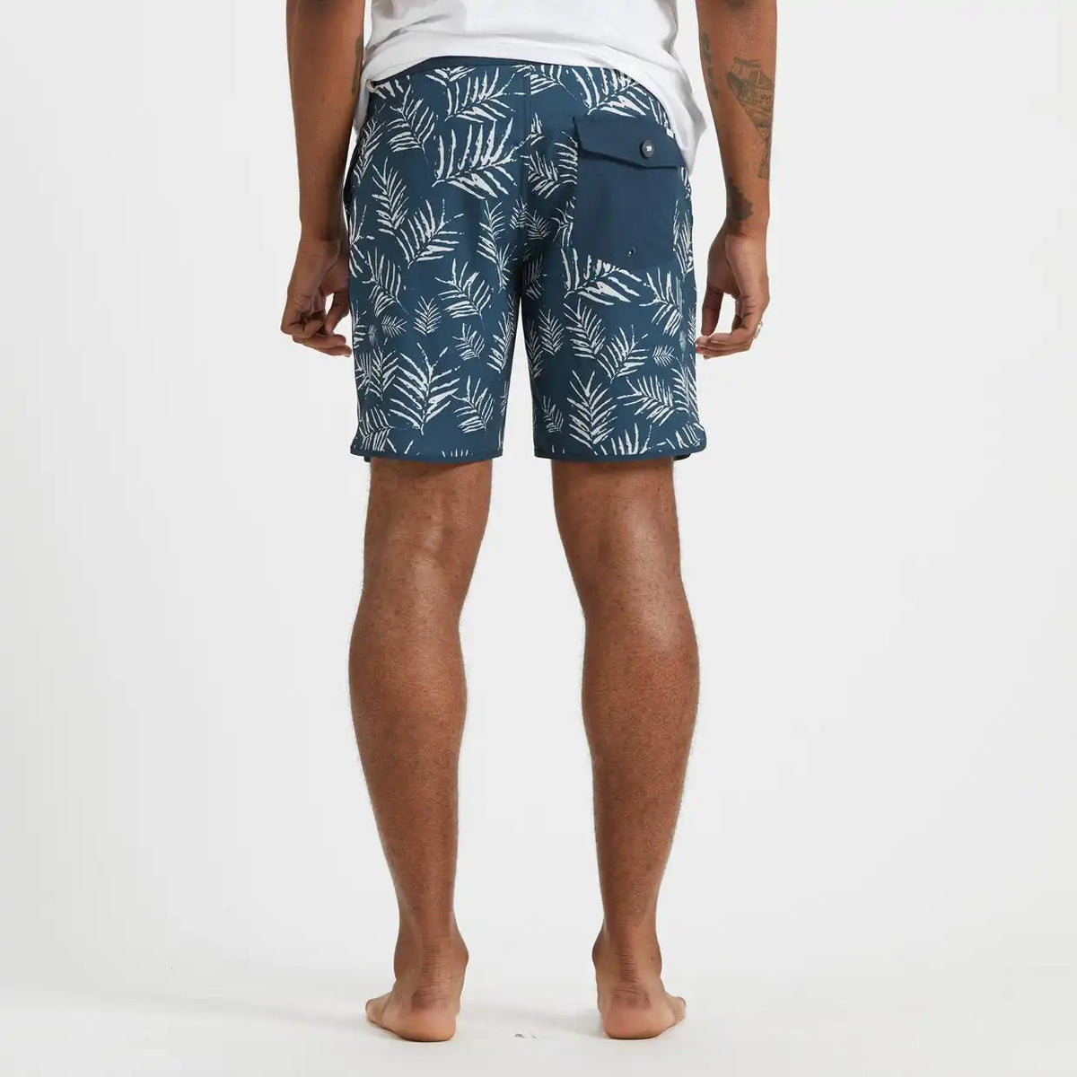 Cruise Boardshort | Indigo Floating Palm