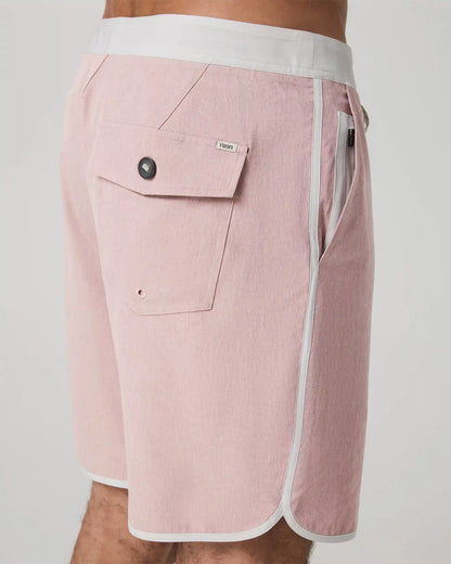 Cruise Boardshort 7" | Mauve Linen Texture