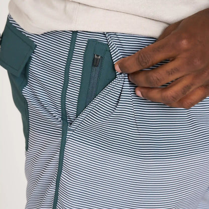 Cruise Boardshort | Steel Blue Wave Stripe