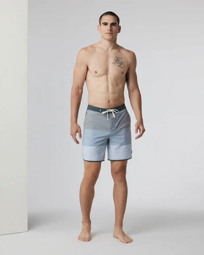 Cruise Boardshort | Smoked Beryl Wave Stripe