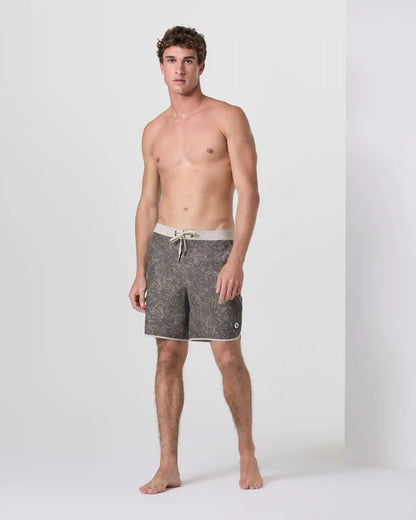 Cruise Boardshort 7" | Warm Grey Water Lily