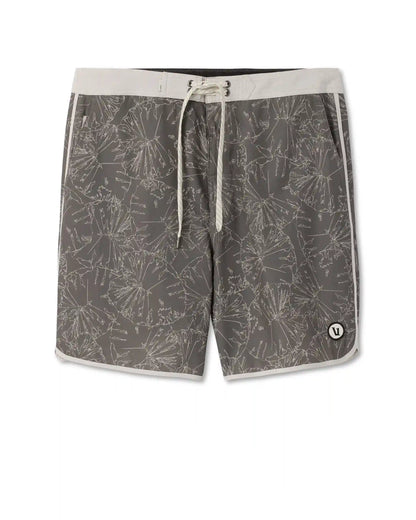 Cruise Boardshort 7" | Warm Grey Water Lily
