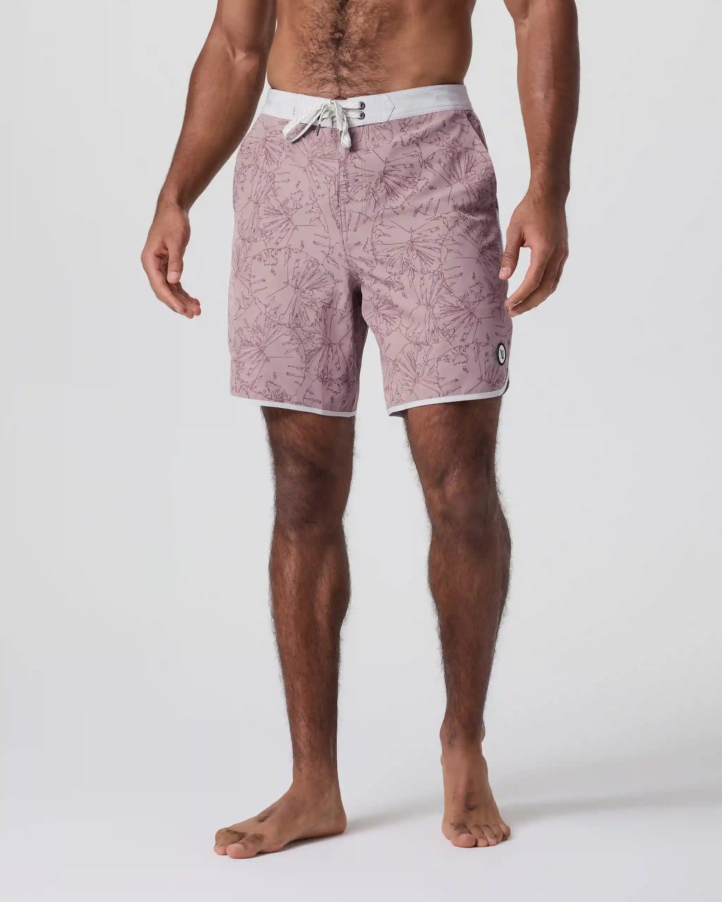 Cruise Boardshort 7" | Zion Rose Water Lily