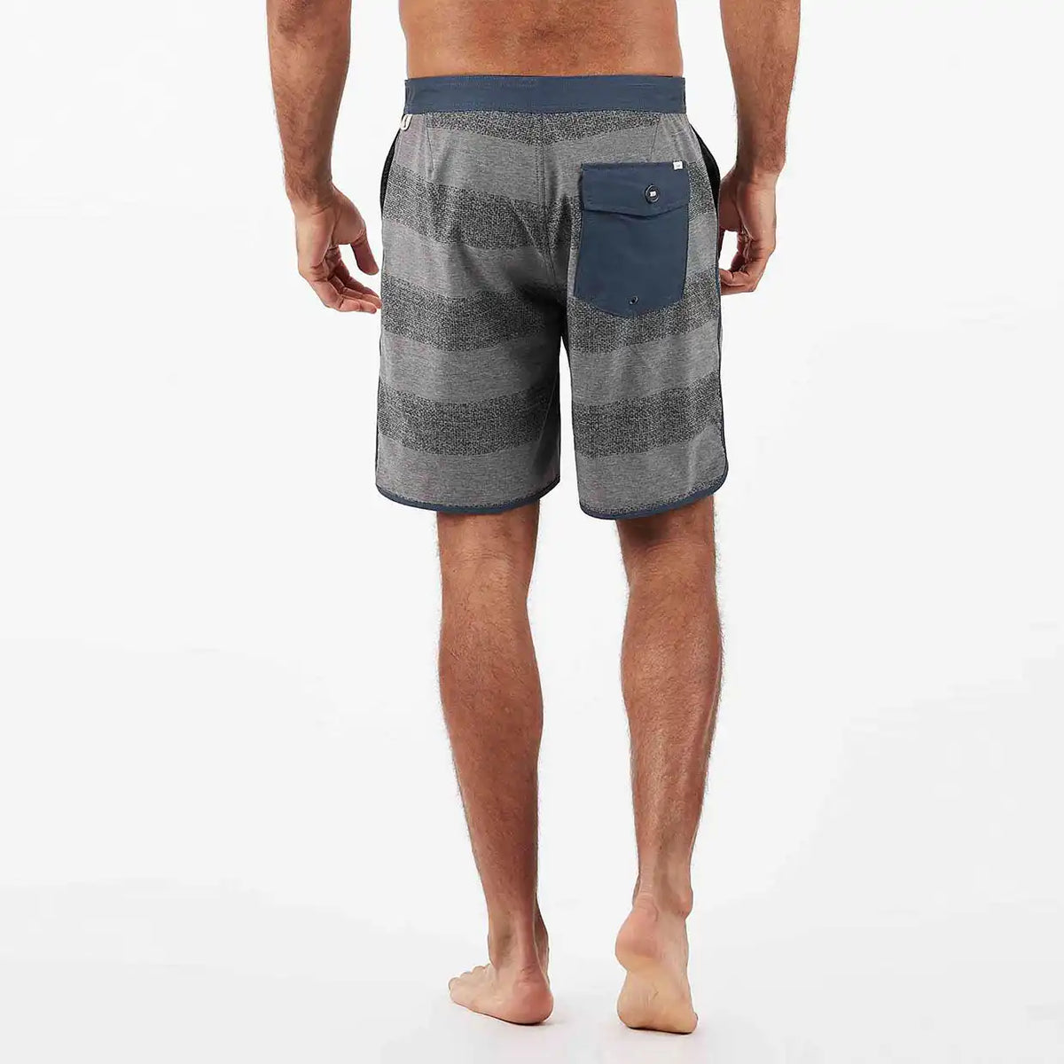 Cruise Boardshort | Grey Texture Stripe