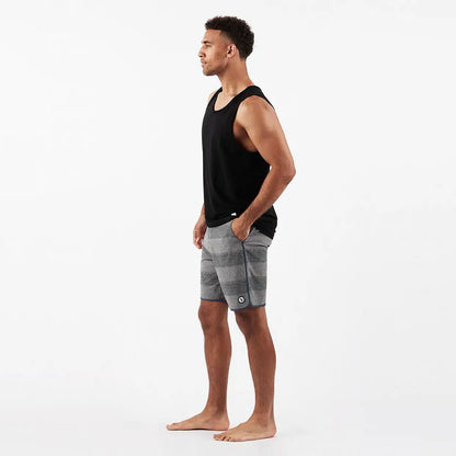 Cruise Boardshort | Grey Texture Stripe