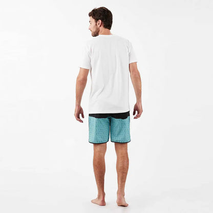 Cruise Boardshort | Glacier Hex Block
