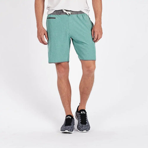 Banks Short Unlined 7" | Aloe Linen Texture