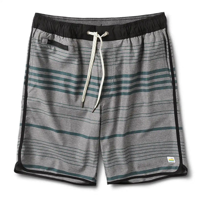 Banks Short Unlined 7" | Grey Texture Canyon Stripe