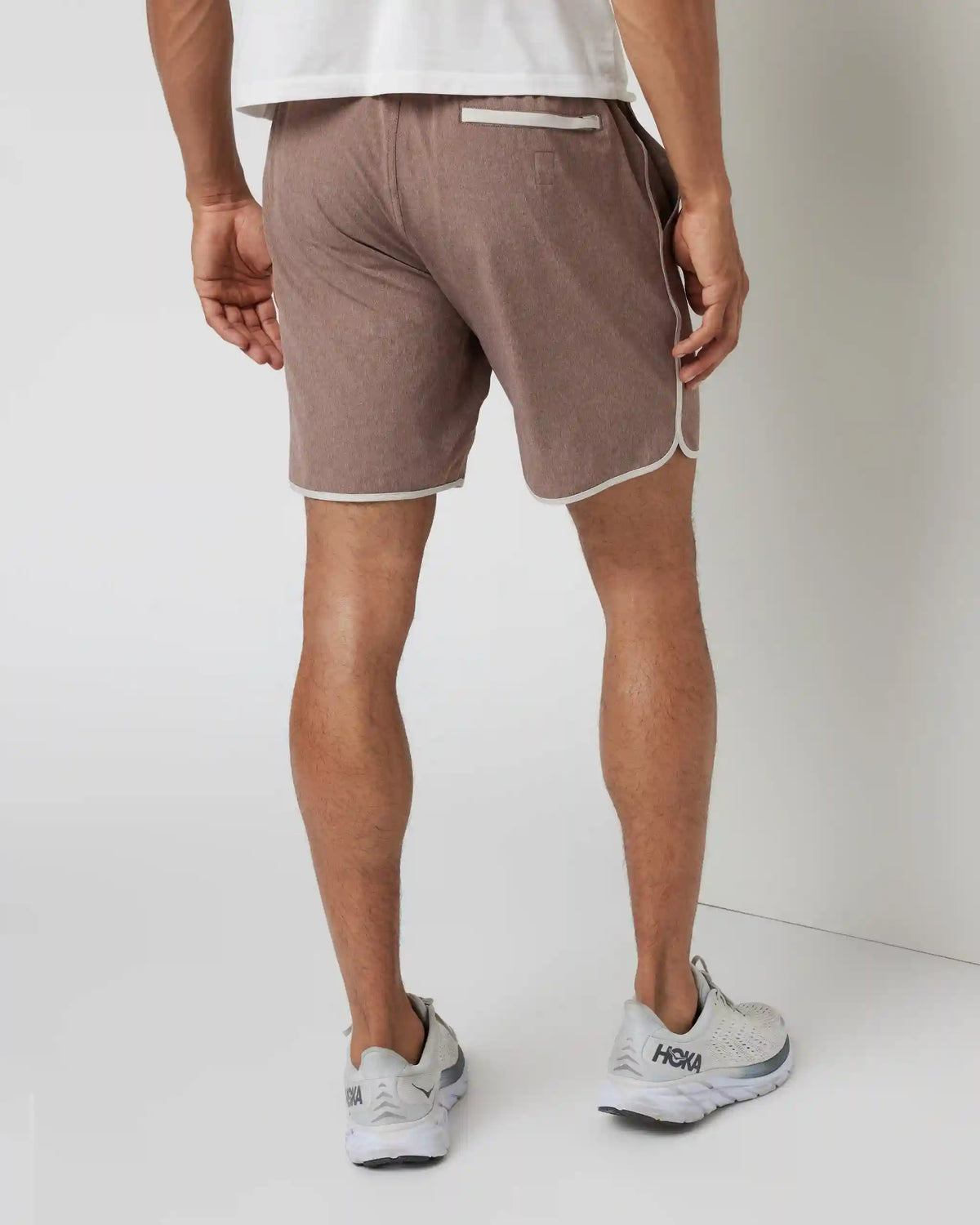 Banks Short Unlined 7" | Clove Linen Texture